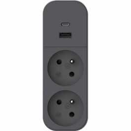 Quarx QUA4004282472421 Biplite: Enchufe Doble 2P 16A con Puertos USB-A y USB-C, Certificación NF Quarx QUA4004282472421 Biplite: Enchufe Doble 2P 16A con Puertos USB-A y USB-C, Certificación NF
