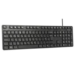 Targus AKM622ES Teclado Alámbrico USB QWERTY Español Negro con Ratón Incluido, Completo Universal 108 Teclas Perfil Bajo