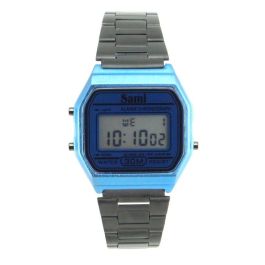 SAMI Reloj LCD Retro Azul IPBLUE / Negro IPB W - Cronómetro y Resistente al Agua Precio: 15.5485. SKU: B1G5AKJ6HD