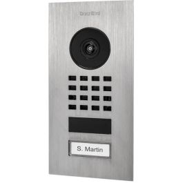 DoorBird D1101V Videoportero IP Estación de puerta Empotrada Acero Inoxidable V4A