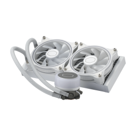 COOLER MASTER - MasterLiquid ML240 Illusion ARGB - Refrigeración líquida para PC - Radiador de 240 mm - Blanco (MLX-D24M-A18PW-R1)