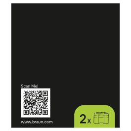 Braun BRA1738450882080 Cartucho de limpieza Clean & Renew CCR2 para estación SmartCare - Paquete de 2