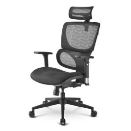Sharkoon OfficePal C30 Silla de Oficina Asiento Nido Respaldo Malla Color Negro Altura Ajustable