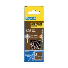 Rapid Blister 50 remaches Ø4.8x12mm aluminio recubierto cobre + broca 5001467