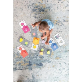 Infantino 315195 Puzzle de formas sensorial - 24 piezas