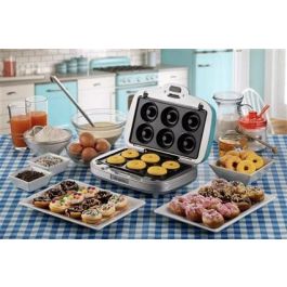 Ariete 1972/01 Sandwichera 3 en 1 Party Time para Donuts y Cupcakes, Azul
