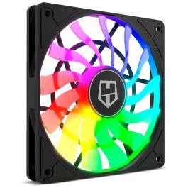 Nox NXHUMMERSLIMFAN Ventilador PC 120mm ARGB Slim Fan - Diseño Ultra Fino 15mm y Silencioso con Rodamiento Hidráulico