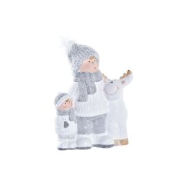 DKD Home Decor Figura de Navidad Moderna de Terracota Blanca 9 x 21 x 17 cm Precio: 6.10566. SKU: B19M9LWKWH