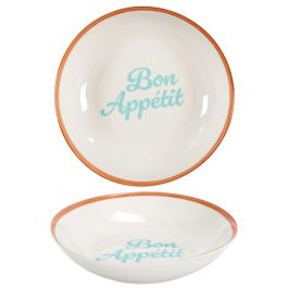 Home Deco Factory Juego de 4 Platos Hondos Dolce Vita Cerámica Diámetro 20 cm