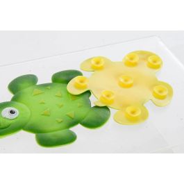 DKD Home Decor Antideslizantes Kids Forma Tortuga PVC Verde y Amarillo 11.5x10x1 cm Set de 6 Piezas Pack de 2 DKD Home Decor Antideslizantes Kids Forma Tortuga PVC Verde y Amarillo 11.5x10x1 cm Set de 6 Piezas Pack de 2