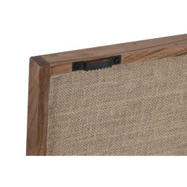 Cuadro Home ESPRIT Blanco Natural Geométrico Boho 40 x 3 x 60 cm (2 Unidades)