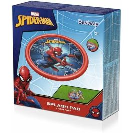 Bestway Piscina Hinchable con Aspersor Spiderman D165 cm +2 Años Jardin 98792