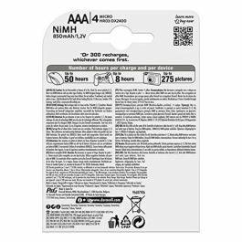 Pilas Recargables DURACELL StayCharged AAA (4pcs) HR03 AAA 1,2 V AAA