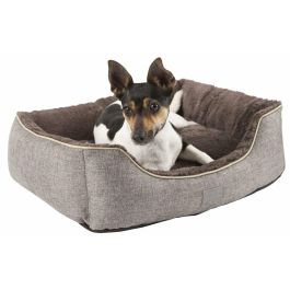 Cesta Samuel KERBL - 50 x 40 x 15 cm - Plateado y gris - Para perro