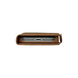 dbramante1928 Lynge Funda Cartera 2-en-1 para iPhone 12/12 Pro 6.1" - Piel Plena Flor Marrón Tan