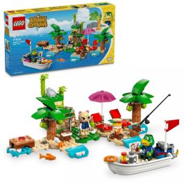LEGO 77048 Animal Crossing Paseo en Barca con el Capitán Set de Construcción Isla Desierta Munchi Ardilla Personalizable +6 años