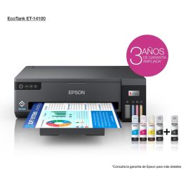 Epson EcoTank ET-14100 Impresora A3, Negro, Cian, Magenta, Amarillo, 4800 x 1200 DPI, 30 ppm, Wifi