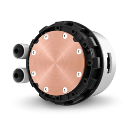 NZXT RL-KR240-W1 Kraken 240 RGB Sistema de refrigeración líquida todo en uno con ventiladores de 12 cm y pantalla LCD en color Blanco