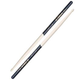Zildjian Baquetas 5A Hickory Dip Natural Negro - Diámetro 1.42cm Longitud 40.64cm - Taper Medium