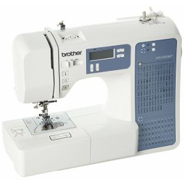 Brother FS100WT Máquina de coser electrónica con 100 puntadas, Pantalla LCD, Enhebrador automático y Brazo libre
