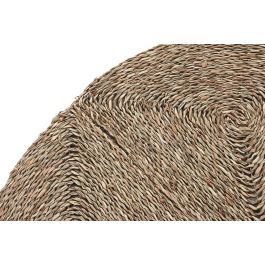 DKD Home Decor Alfombra Balines de Seagrass y Poliéster Natural 120x120 cm DKD Home Decor Alfombra Balines de Seagrass y Poliéster Natural 120x120 cm