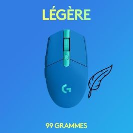 Logitech G G305 Ratón Inalámbrico para Juegos LIGHTSPEED, Batería 250h, Azul