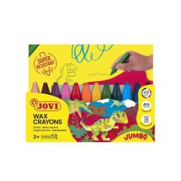 Jovi Ceras Wax Crayons Jumbo Gruesas y Redondeadas, Resistentes, No Manchan ni Huelen, 12 Colores Surtidos para Iniciación Precio: 2.78999985. SKU: B14NPAH3ET
