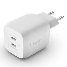 Belkin WCH011 Cargador de Pared GaN 45W (2 Puertos USB-C) - Boost Charge Pro Carga Rápida - 1 Pieza