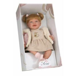 Muñeca elegance 45 cm adi beige c/pelo c/mecanismo risa try me