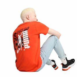 Camiseta de Manga Corta Hombre Puma Graphics Puma Sports Club Naranja