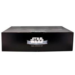EXQUISITE GAMING Set Tazas Espresso Rebel Star Wars - 4 Tazas, 4 Platillos y 4 Cucharas