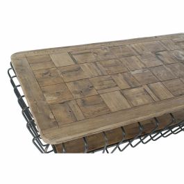 Mesa Centro Vintage DKD Home Decor Marron Negro 64 x 51 x 125 cm Mesa Centro Vintage DKD Home Decor Marron Negro 64 x 51 x 125 cm