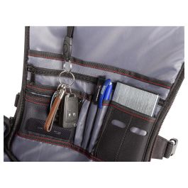 GENESIS Pallad 550 Mochila para Gaming 43,9 cm (17.3") Negro, Rojo con Compartimento para Portátil y Accesorios