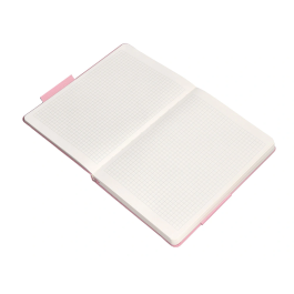 Antartik Cuaderno A5 Tapa Dura Hojas Cuadriculadas Rosa Pastel 100 Hojas 80 Gr FSC