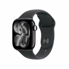 Apple Watch S11 Aluminium Cellular 42mm Diamantschwarz (Sportarmband schwarz S/M)