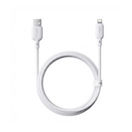 Baseus Silky Series Cable de Carga USB para iPhone, 2.4A, 1 Metro, Blanco - Compatible con dispositivos Apple, cargador rapido, carga eficiente, funda suave y duradera Precio: 17.303. SKU: B18WX5ESJZ