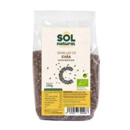 SOLNATURAL Semillas de Chía Bio 250g, Alimento Vegano con Omega 3 Precio: 4.49999992. SKU: B1E7FKQQLB