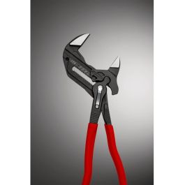 Knipex 86 01 300 Zangenschlüssel Tenaza Llave, Ajustable, Mango Rojo Plástico, 300mm, Ancho 17mm, Grosor Mandíbula 9.5mm
