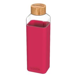 QUOKKA Botella de Cristal 700 ml con Funda de Silicona Color Storm Maroon Precio: 6.0984. SKU: B1G56JWDQ9