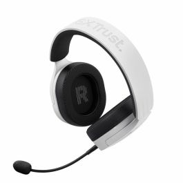 Trust Gaming GXT 491 Fayzo Auriculares Gaming Inalámbricos Dual 2.4GHz USB Bluetooth Micrófono Sonido 7.1 Virtual Jack 3.5mm Blancos