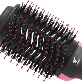 Thulos Cepillo 2 en 1 Alisador y Secador TH-HAB360, 1200W, Tecnología Turmalina