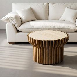 Mesa Centro Madera-Mármol Salón 78,50 X 78,50 X 47 cm Precio: 830.0116. SKU: B13VW7FMNS