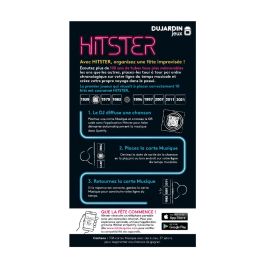 Dujardin Juego de Cartas Hitster - Revive y Ordena Éxitos Musicales por Era de Lanzamiento