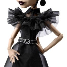 Mattel Muñeca Monster High Wednesday Vestido Raven - Juguete para Niñas 3+ Años