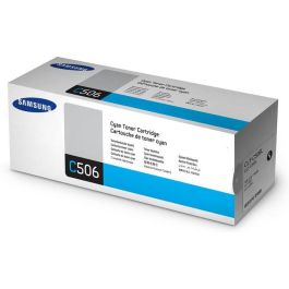 Samsung CLT-C506L High-Yield Cyan Original Toner Cartridge Samsung CLT-C506L High-Yield Cyan Original Toner Cartridge