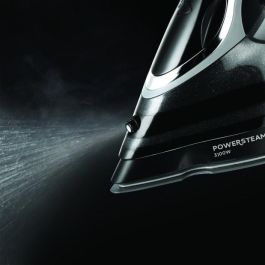 Russell Hobbs 20630-56 Plancha de Vapor Powerstream Ultra, Suela Cerámica, 3100W, Golpe Vapor 210g/min, Antigoteo, Negro/Gris