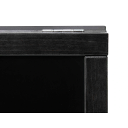 Liderpapel Pizarra Negra Caballete Doble Cara Madera Rotulador 75x135 cm