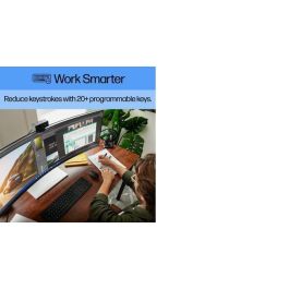 HP Teclado Inalámbrico Programable 450 – Confortable, Productivo y Sostenible – Más de 20 Teclas Personalizables