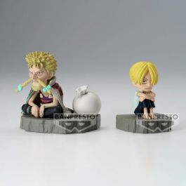 BANPRESTO Figura Sanji & Zeff World Collectable Stories One Piece 6cm