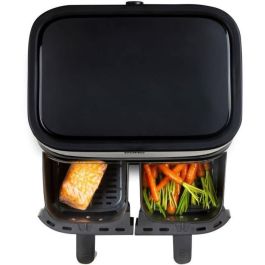 Freidora de aire caliente Domo - DO537FR - 2 x 4 L - 85 ° A 200 ° - 8 Programas automáticos - L40 x W 40 x H 36 cm Freidora de aire caliente Domo - DO537FR - 2 x 4 L - 85 ° A 200 ° - 8 Programas automáticos - L40 x W 40 x H 36 cm